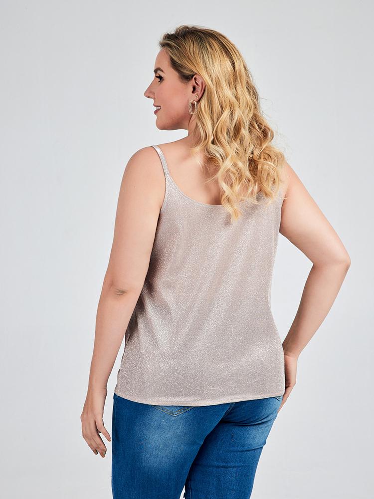 Round-neck Solid Color Camis