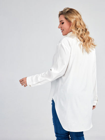 Asymmetrical Hem Blouse