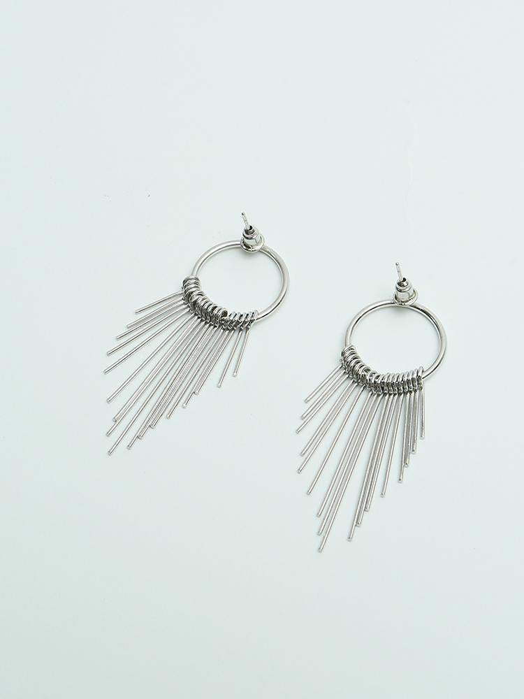 Chain Link Chandelier Drop Earrings