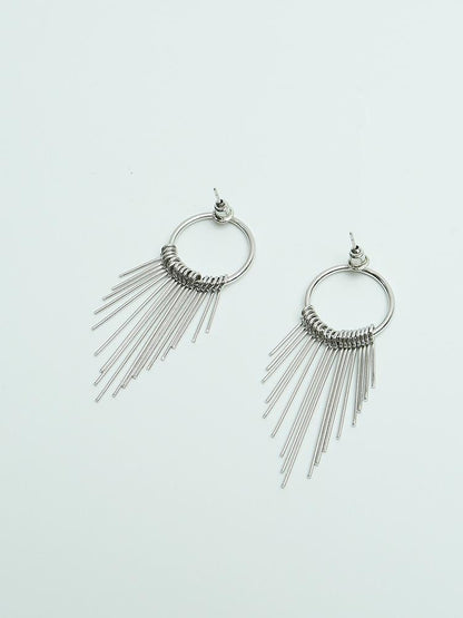 Chain Link Chandelier Drop Earrings