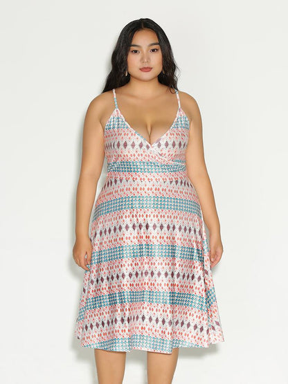 Tribal Back Bow Tie Dress