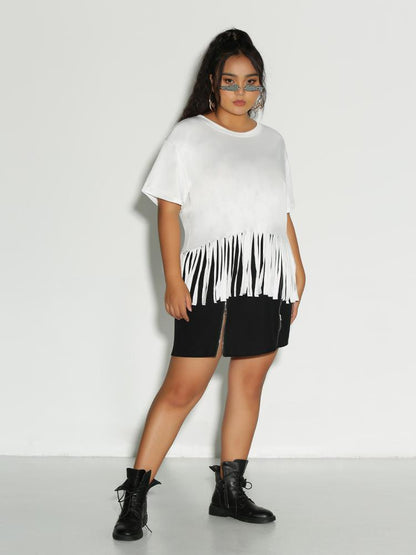 Tassels Short Sleeve T-Shirt