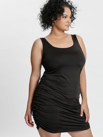 Ruched Backless Dress