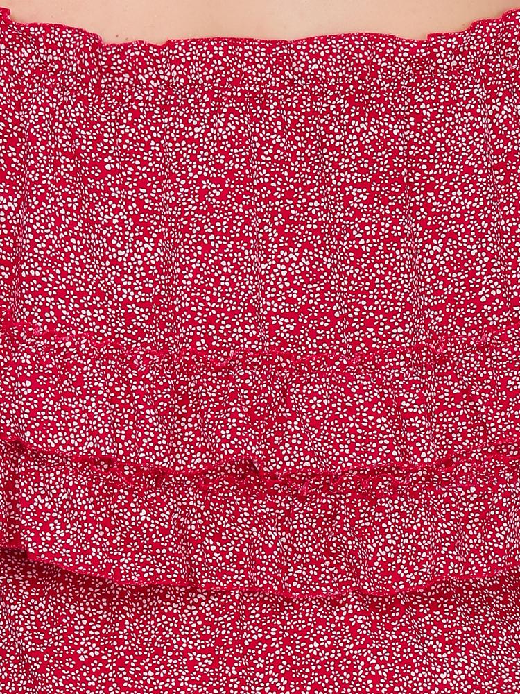 Bardot Frill Trim Dress