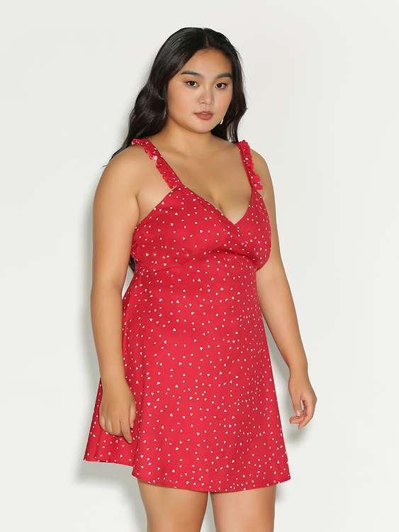 Dot Knot Backless Dress