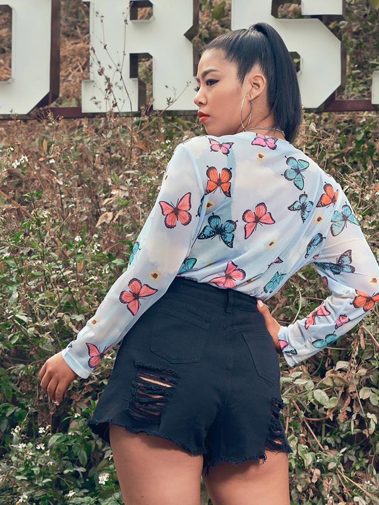 Chiffon Printed T-shirt