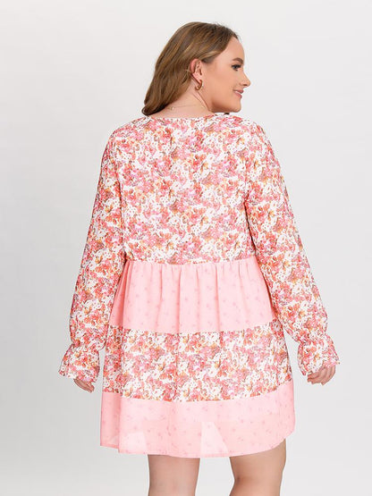 Ditsy Patchwork Dress