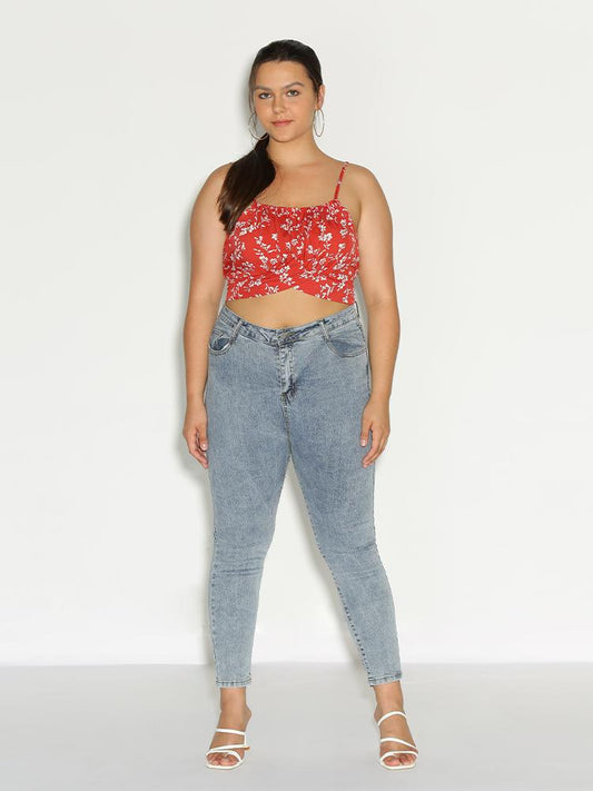 Ditsy Floral Bow Tie Cami