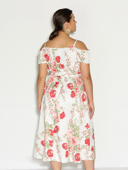 Floral Off Shoulder Dress