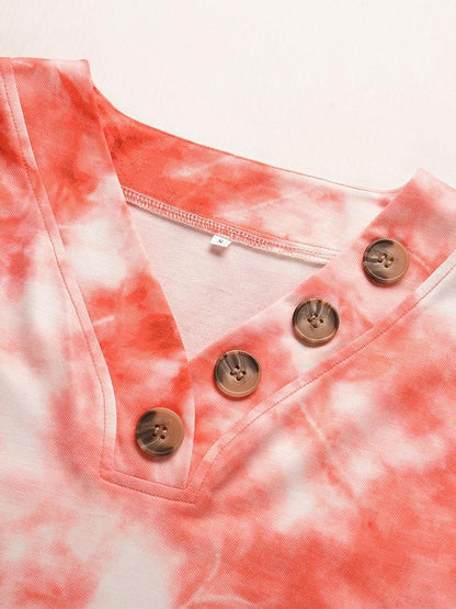 Tie Dye Button Tops
