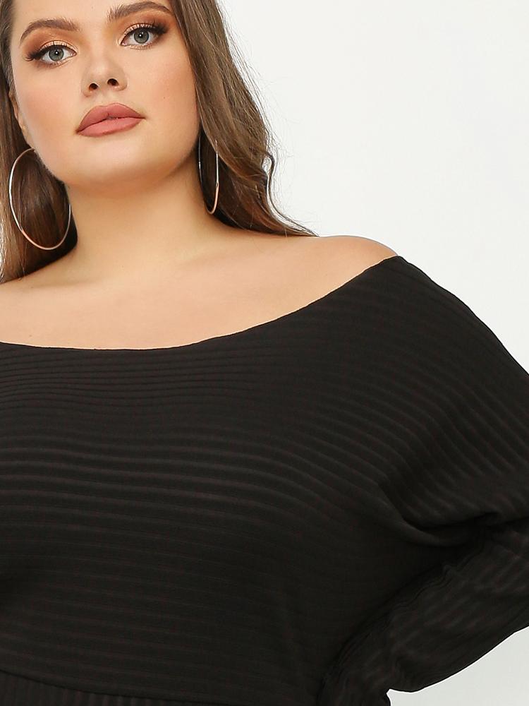 Slit Off Shoulder Dress