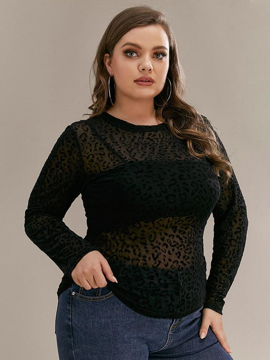 Sexy Perspective Leopard T-shirt