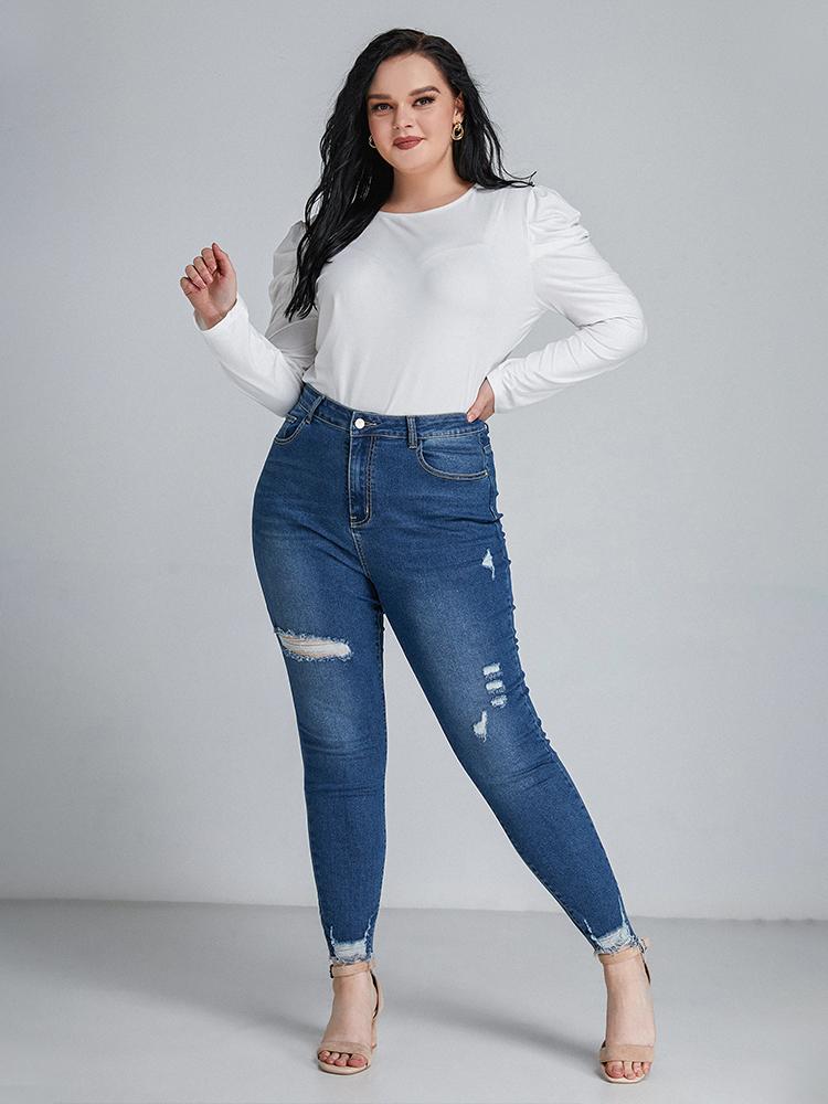 Puff Sleeve Long Sleeve Top