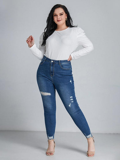 Puff Sleeve Long Sleeve Top