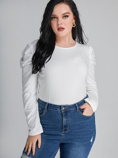 Puff Sleeve Long Sleeve Top