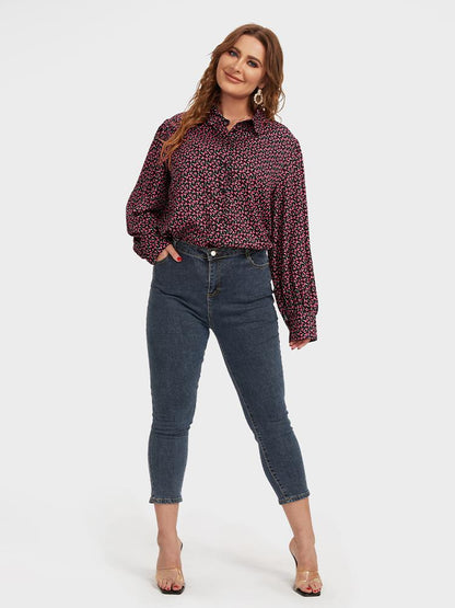 Ditsy Floral Casual Blouse