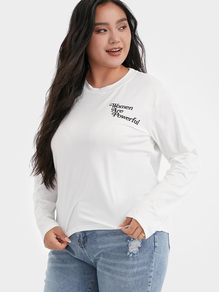 Women Are Powerful Print T-shirt