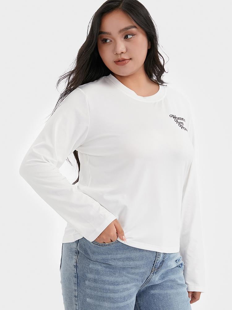 Women Are Powerful Print T-shirt