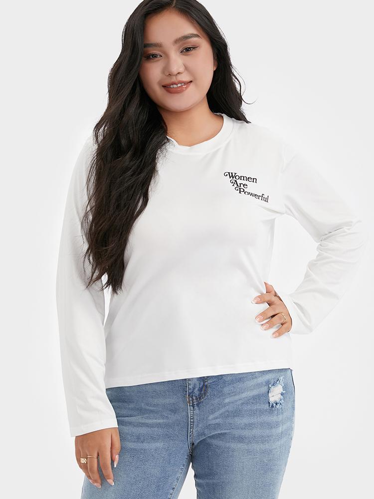 Women Are Powerful Print T-shirt