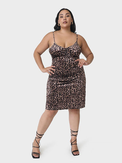 Sexy Leopard Bodycon Sling Dress