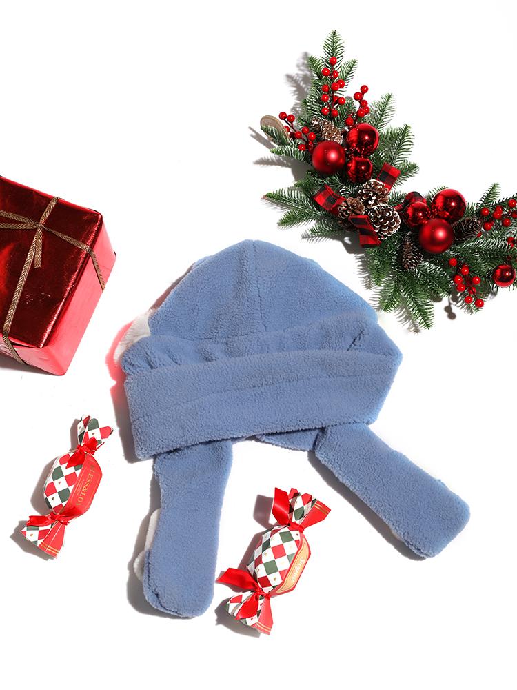 Christmas Cartoon Animal Hooded Scarf