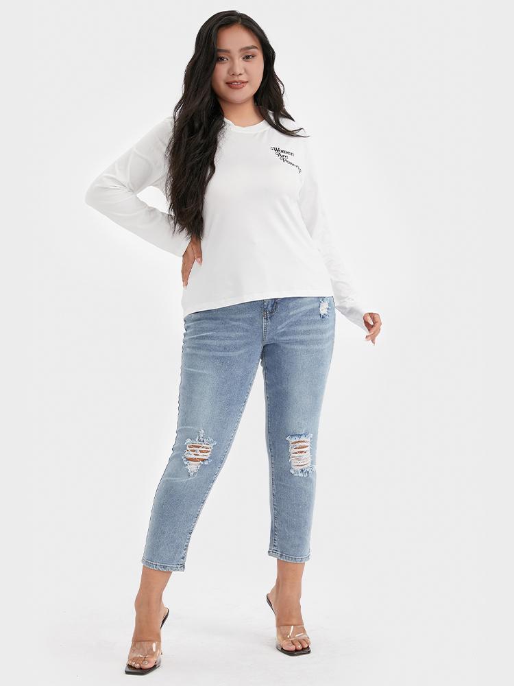 Women Are Powerful Print T-shirt