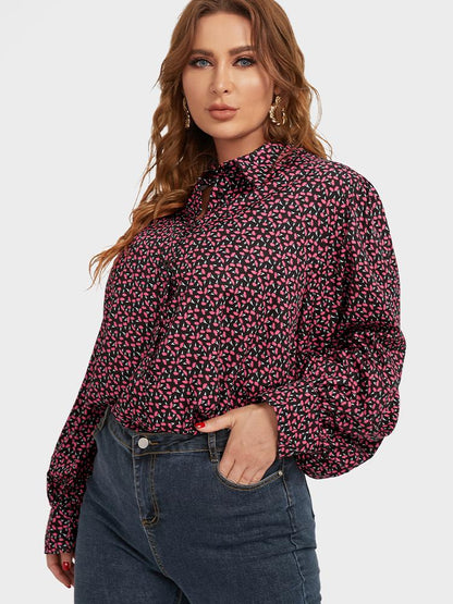 Ditsy Floral Casual Blouse