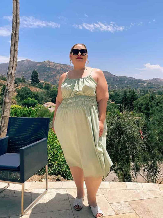 Tiered Back Bowknot Dress